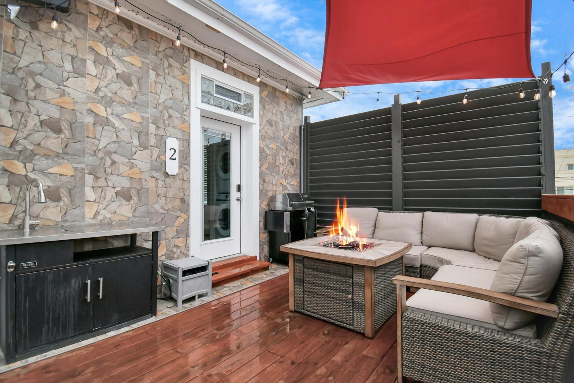 شقة Nautical Loft With Outdoor Kitchen & Beach Access غالفيستون، تكساس المظهر الخارجي الصورة